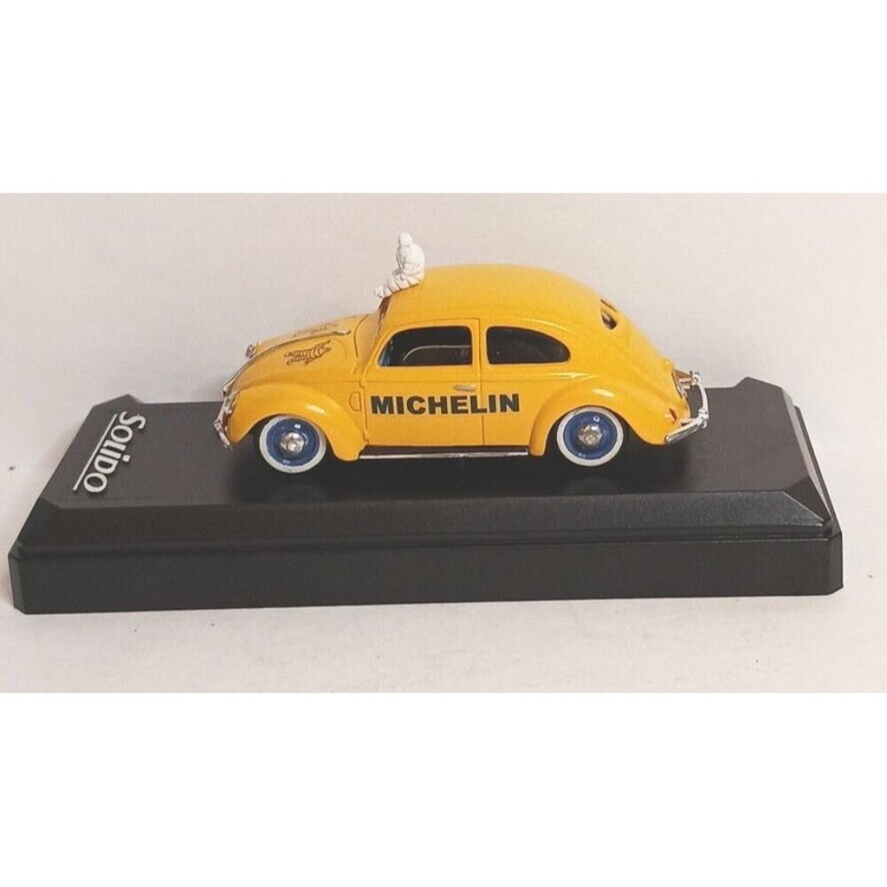 Solido VW Volkswagon Beetle Michelin Man 1:43 Diecast Pompiers Good Condition